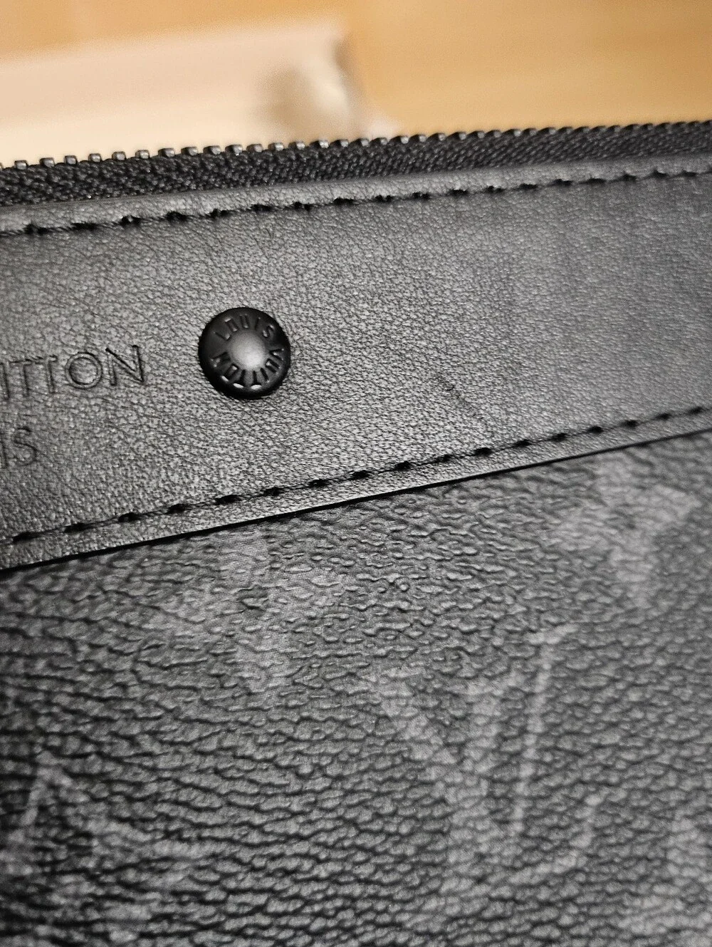 Louis Vuitton Monogram Eclipse Canvas Pochette Jour NM
